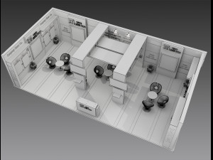 Booth Exhibition Stand a 517b 3D 模型