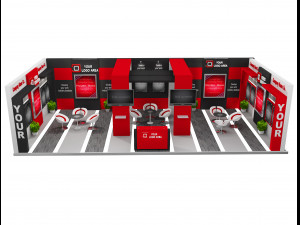 Booth Exhibition Stand a 517b 3D 模型