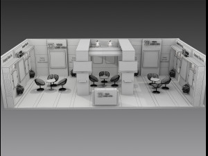 Booth Exhibition Stand a 517b 3D 模型
