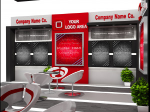 Booth Exhibition Stand a 517b 3D 模型