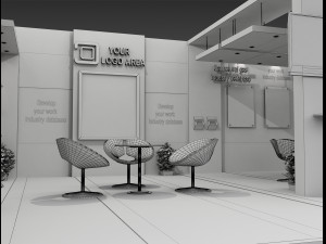 Booth Exhibition Stand a 517b 3D 模型