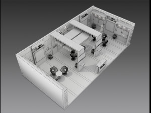 Booth Exhibition Stand a 517b 3D 模型