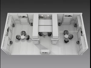 Booth Exhibition Stand a 517b 3D Model