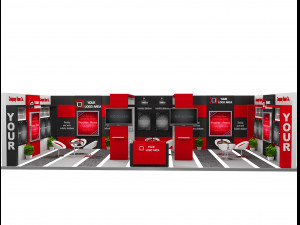 Booth Exhibition Stand a 517b 3D 模型