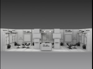 Booth Exhibition Stand a 517b 3D 模型