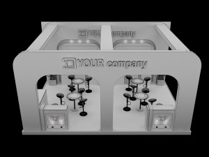 Booth Exhibition Stand a 518a Modelo 3D