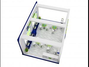 Booth Exhibition Stand a 518a Modelo 3D