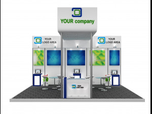 Booth Exhibition Stand a 518b 3D 模型