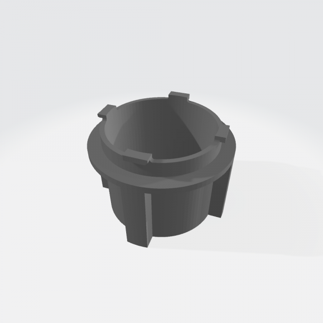 opel astra h antifoglamp cover for led with fan Modello di stampa 3D .c4d .max .obj .3ds .fbx .stl .blend 