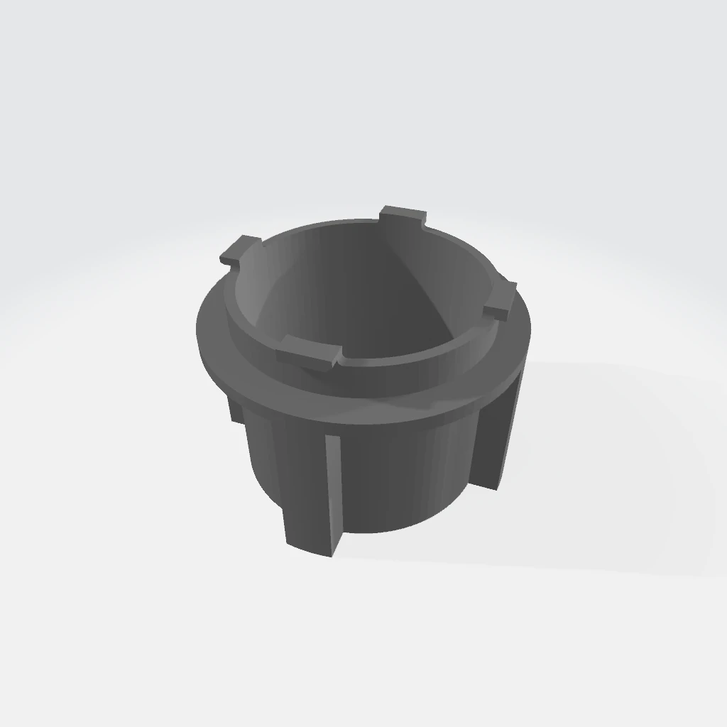 opel astra h antifoglamp cover for led with fan 3D Print Model .c4d .max .obj .3ds .fbx .stl .blend 