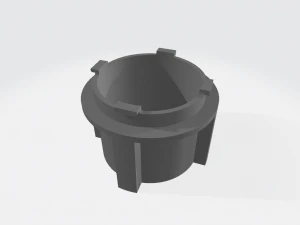 Couvercle de lampe antibrouillard opel astra h pour led avec ventilateur Modèles 3D en vedette