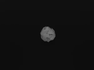 crumpled paper ball 3D Model