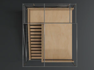 modern industrial stairs 3D Model