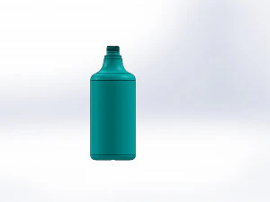 1-Liter-Flasche 3D Modell