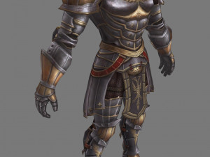 human - saint warrior 3D Model