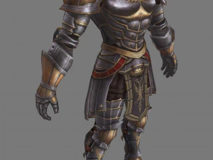 человек - святой воин 3D Модель