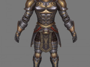 human - saint warrior 3D Model