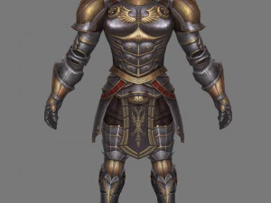 manusia - prajurit suci Model 3D