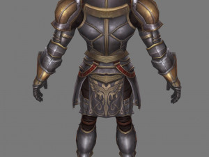human - saint warrior 3D Model