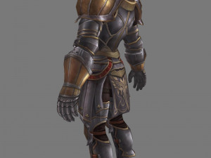 human - saint warrior 3D Model