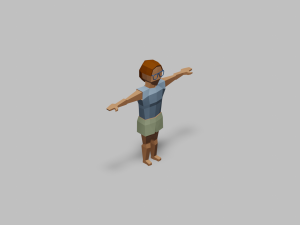 low poly camp 3D मॉडल