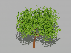low poly camp 3D मॉडल