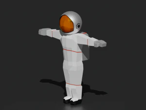 rocket launch low poly 3D Model