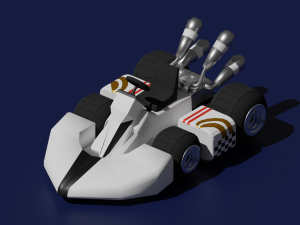 kart racing cars 3Dモデル