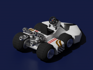 kart racing cars 3Dモデル
