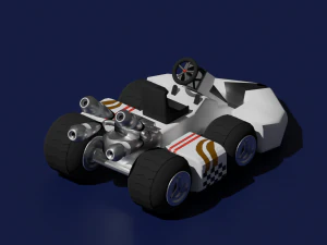 kart racing cars 3D Model