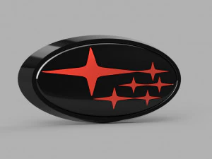 Subaru Emblem logo frontale della subaru impreza 2008-2013 Modello di stampa 3D