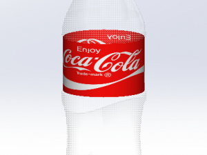 coca cola bottle Modello 3D