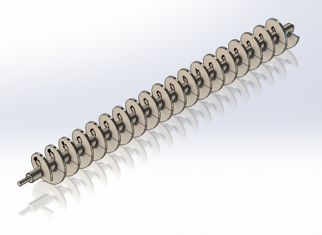 auger screw 3D Модель .c4d .max .obj .3ds .fbx .stl .blend 
