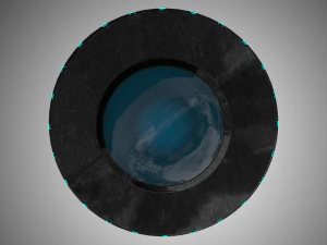 ufo-unidentified flying object model and texture 3D Model