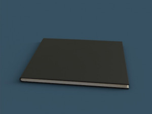 animation opening cover book and pages inside realistic look 3D मॉडल