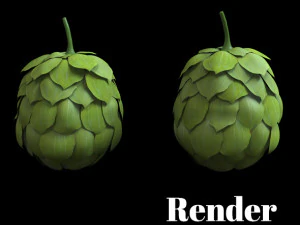 hops hernb animation loop handle realistic 3D Model