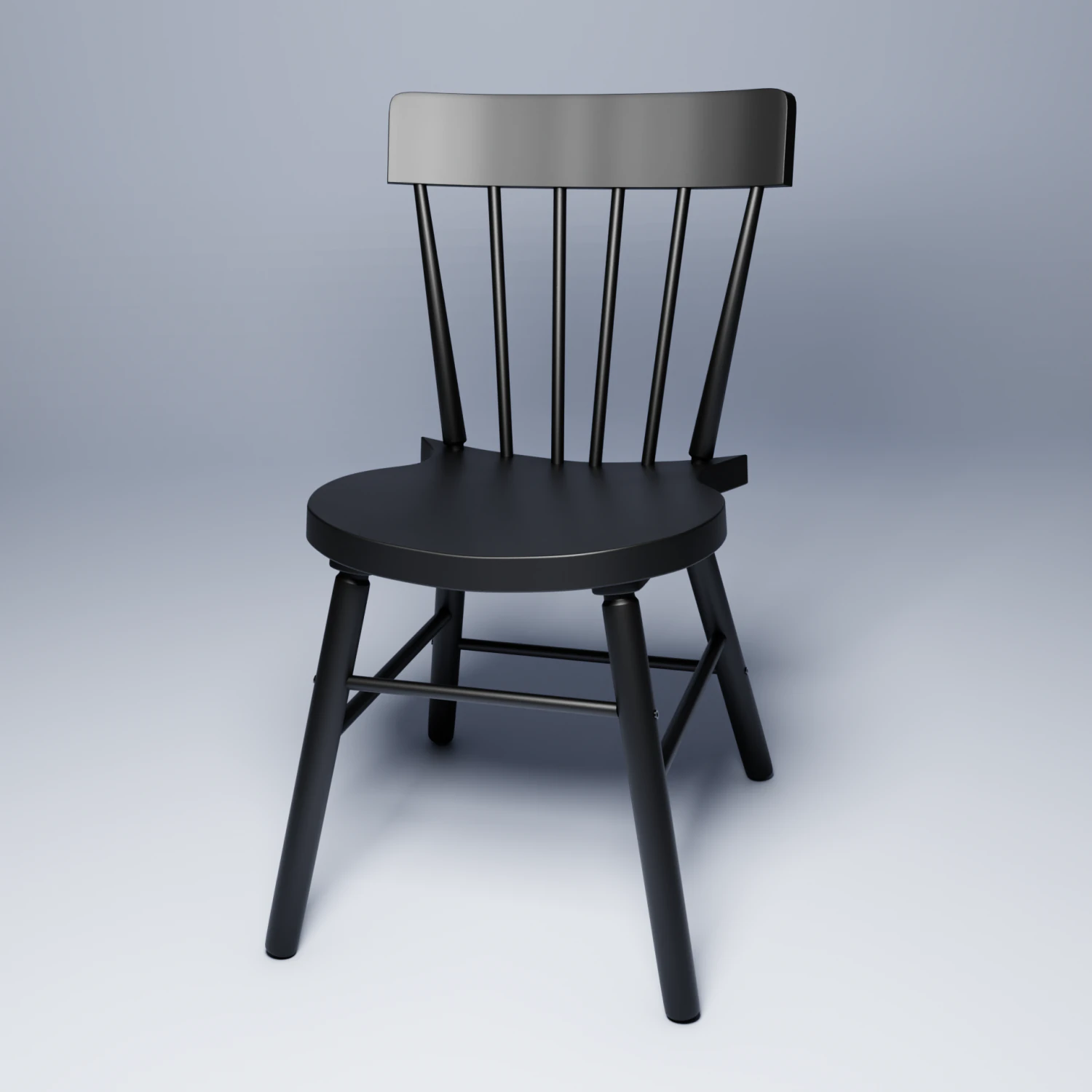 black chair norraryd 3D Model .c4d .max .obj .3ds .fbx .stl .blend