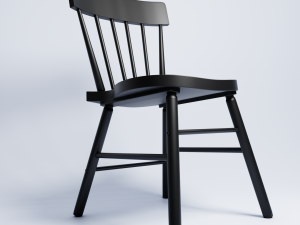 black chair norraryd 3D 模型