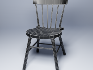 black chair norraryd 3D 模型