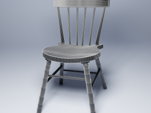 black chair norraryd 3D 模型