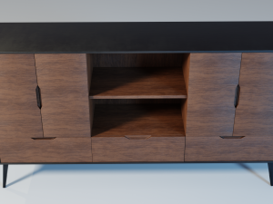 classic sideboard furniture Modello 3D