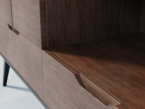 classic sideboard furniture Modello 3D