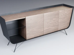 nowoczesna szafka kredensowa Model 3D