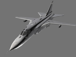 sukhoi su-24 3D Model