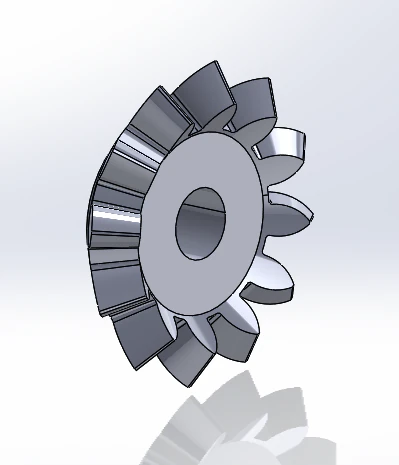 gear wheel 3D Print Model .c4d .max .obj .3ds .fbx .stl .blend 