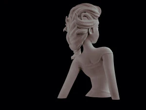 disney elsa frozen statue sculpt 3d print stl files download files figure digital pattern 3d 3D Print Model