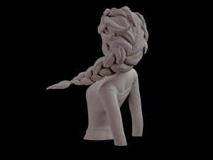 disney elsa frozen statue sculpt 3d print stl files download files figure digital pattern 3d 3D Принт Модель