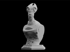 mass effect andromeda salarian download 3d print stl files statue figure video game figure art Model do druku 3D