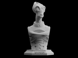 mass effect andromeda salarian download 3d print stl files statue figure video game figure art Model do druku 3D