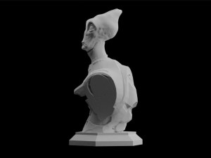 mass effect andromeda salarian download 3d print stl files statue figure video game figure art Model do druku 3D